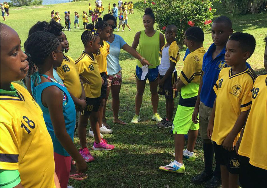 Sports day activities at the school